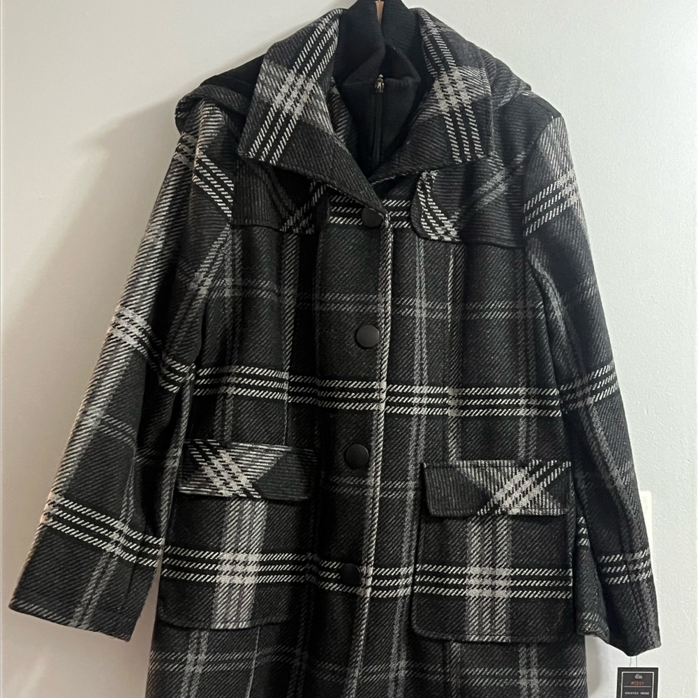 Plaid Women's Coat